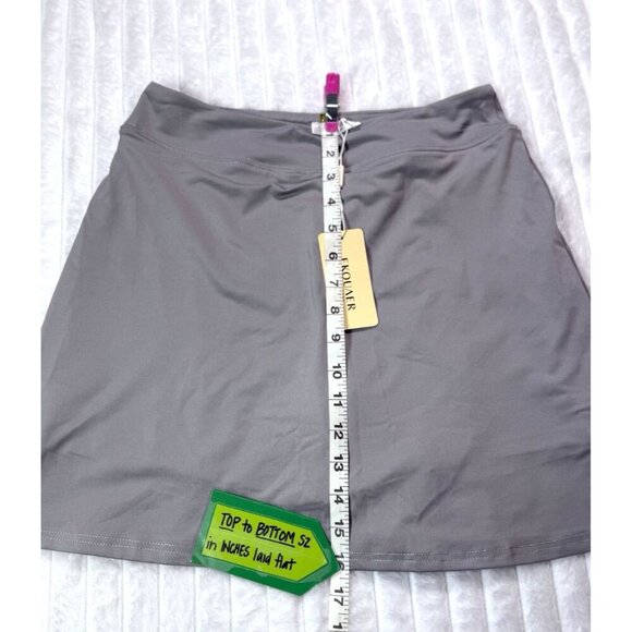 Ekouaer Double Layered Pull-On Skort W/ Stretch Active Athletic Woman’s Small - Picture 4 of 7